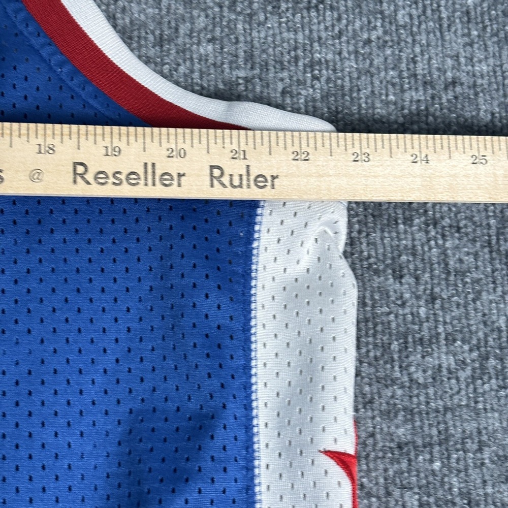 Vintage Platinum Fubu Harlem Globetrotters Meadowlark Lemon 36 Jersey XL Blue - Picture 10 of 11